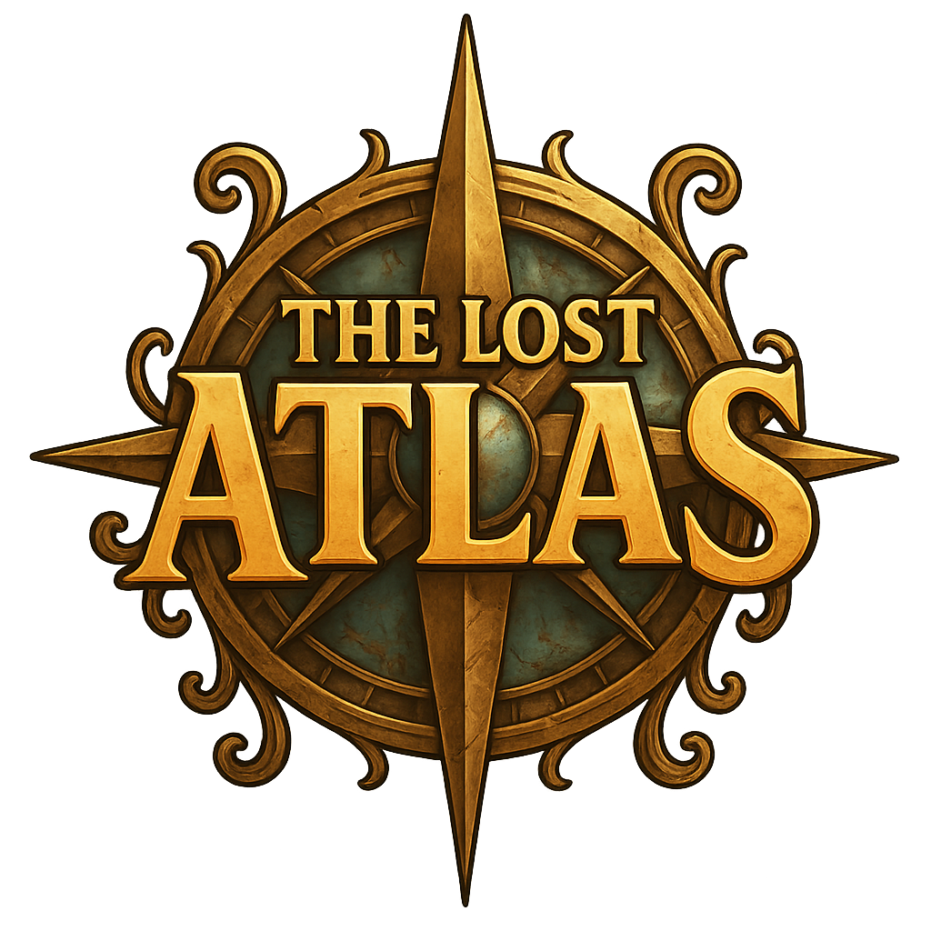 Logótipo do jogo The Lost Atlas